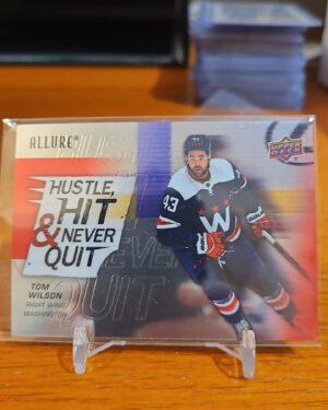 2021-22 Upper Deck Allure Hustle Hit and Never Quit #HH3 Tom Wilson