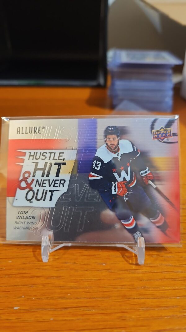 2021-22 Upper Deck Allure Hustle Hit and Never Quit #HH3 Tom Wilson