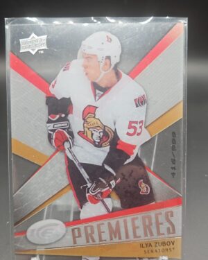 2008-09 Upper Deck Ice Premieres Level 3 Ilya Zubov #142 Rookie Card