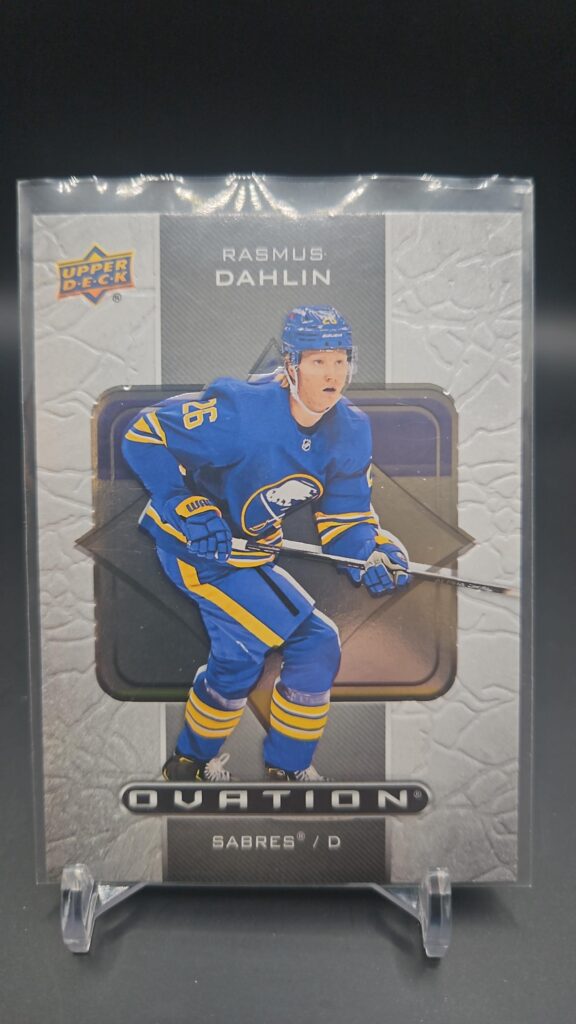 2020-21 Upper Deck Extended Ovation Rasmus Dahlin #O-22, Sabres card, Ovation insert, Upper Deck hockey