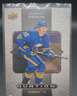 2020-21 Upper Deck Extended Ovation Rasmus Dahlin #O-22, Sabres card, Ovation insert, Upper Deck hockey