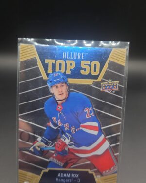 Adam Fox 2019-20 Upper Deck Allure Top 50 #T50-5 Rookie Card