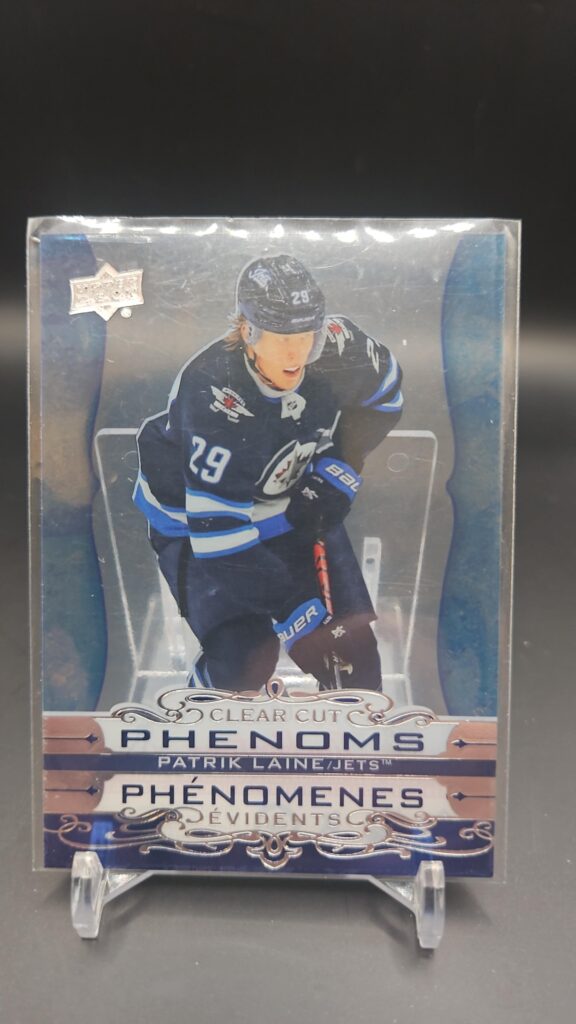 2020-21 Upper Deck Tim Hortons Clear Cut Phenoms Patrik Laine #CC3, Jets rookie card, Clear Cut Phenoms RC, NHL rookie, Tim Hortons hockey