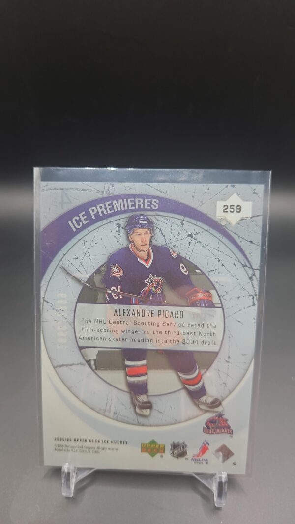 2005-06 Upper Deck ICE Premiers /2999 # 259 Alexandre Picard - Image 2