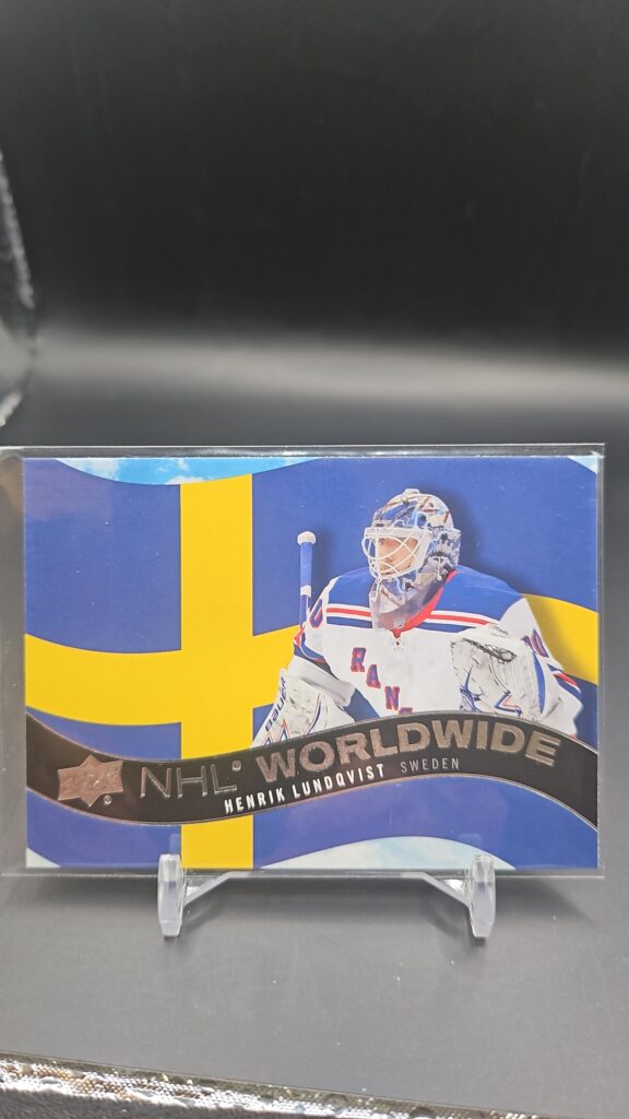 Henrik Lundqvist 2020-21 Upper Deck NHL Worldwide Series 1 #WW-23 card