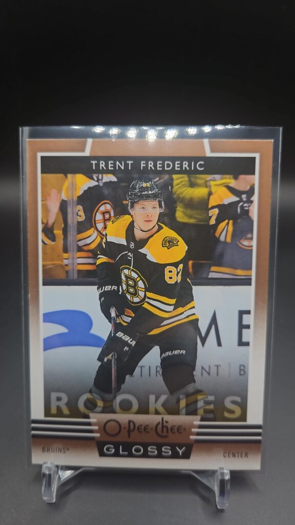 2019-20 O-Pee-Chee Glossy Bronze Rookie Trent Frederic #R-9 Card