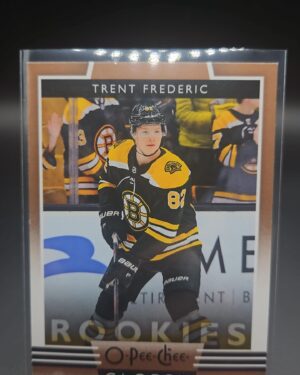 2019-20 O-Pee-Chee Glossy Bronze Rookie Trent Frederic #R-9 Card