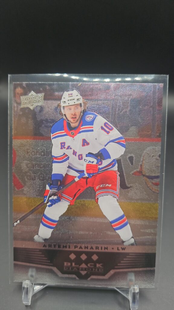 Artemi Panarin 2021-22 Upper Deck Black Diamond Retro #BD-30 rookie card