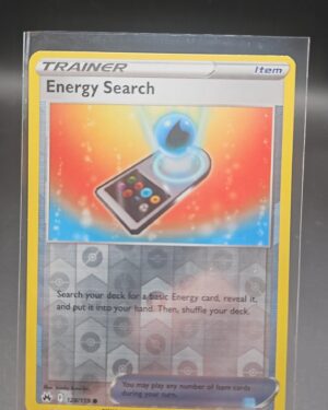 Energy Search 128/159 - Crown Zenith - Reverse Holo - Pokemon Card