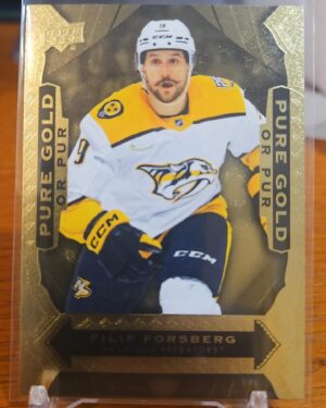 2024-25 Upper Deck Tim Hortons Pure Gold #PG-14 Filip Forsberg hockey card