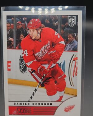 Damien Brunner, Panini Score, 2013-14, Hockey, Rookie Card, #176, Detroit Red Wings