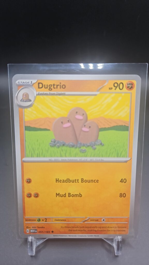 Dugtrio 151 Scarlet & Violet Pokémon Card 051/165