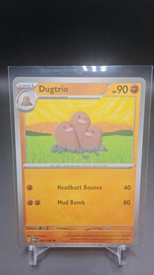 Dugtrio 051/165 151 Scarlet Violet Pokemon Card English stage1