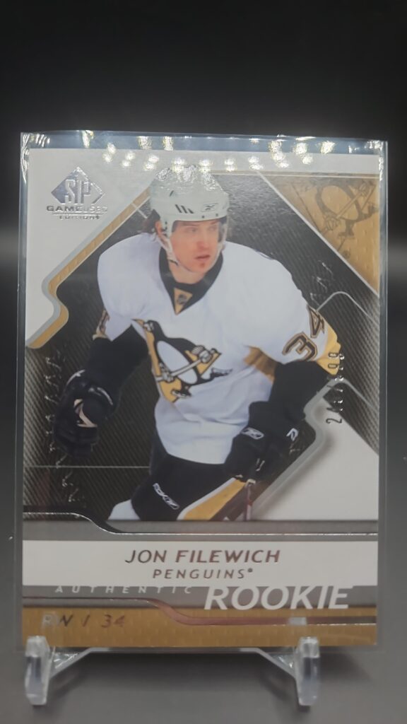 2008-09 Upper Deck SP Game Used Rookie Jon Filewich #130 /999 Card