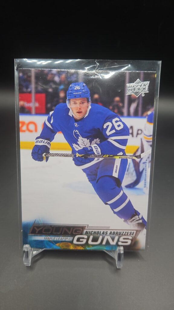 Nicholas Abruzzese Upper Deck Young Guns 2022-23 Series 2 #234 Toronto Maple Leafs rookie card