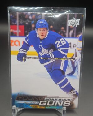 Nicholas Abruzzese Upper Deck Young Guns 2022-23 Series 2 #234 Toronto Maple Leafs rookie card