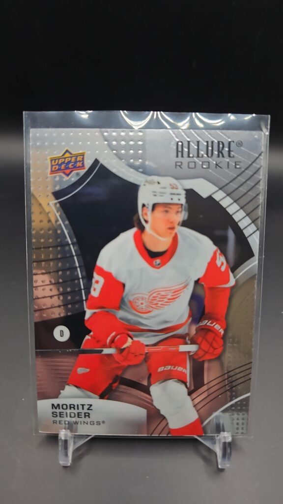 Moritz Seider 2021-22 Upper Deck Allure Rookie #130 RC card
