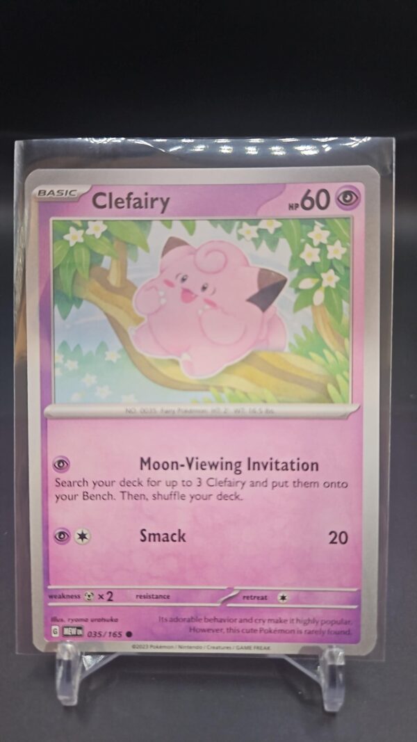 Clefairy 035/165 Common Scarlet and Violet 151 Pokemon TCG