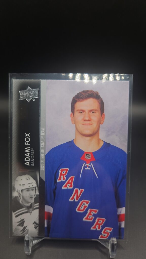 Adam Fox, Extended Series, 2021-22, Upper Deck, All-Star Hockey, #670, New York Rangers