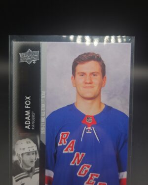 Adam Fox, Extended Series, 2021-22, Upper Deck, All-Star Hockey, #670, New York Rangers