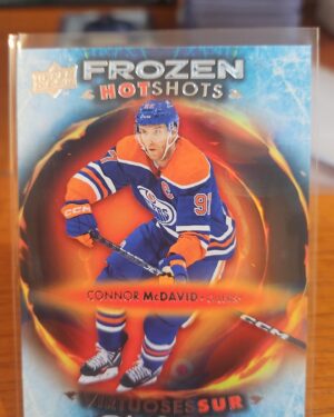 2024-25 UD Tim Hortons FROZEN HOTSHOTS CONNOR MCDAVID# FH-18