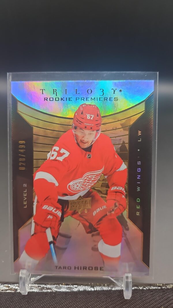 2019-20 Upper Deck Trilogy Premieres Level 2 /499 Taro Hirose #92 Rookie RC