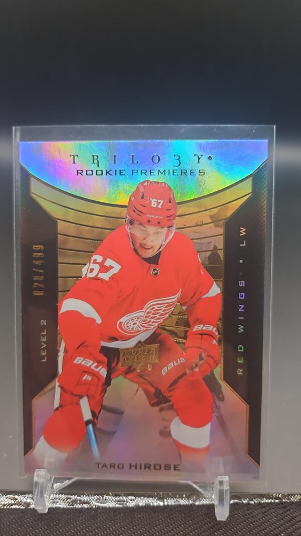 2019-20 Upper Deck Trilogy Premieres Level 2 /499 Taro Hirose #92 Rookie RC