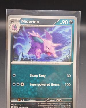 Nidorino 033/165 Uncommon Scarlet and Violet 151 Pokemon TCG