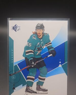 Erik Karlsson, SP Hockey, 2018-19, Blue Parallel, Rookie Card