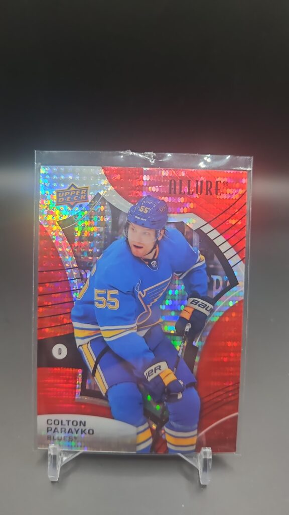 2021-22 Upper Deck Allure Red Rainbow Parallel Colton Parayko #55 Card