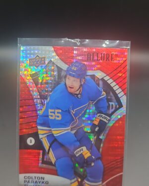 2021-22 Upper Deck Allure Red Rainbow Parallel Colton Parayko #55 Card