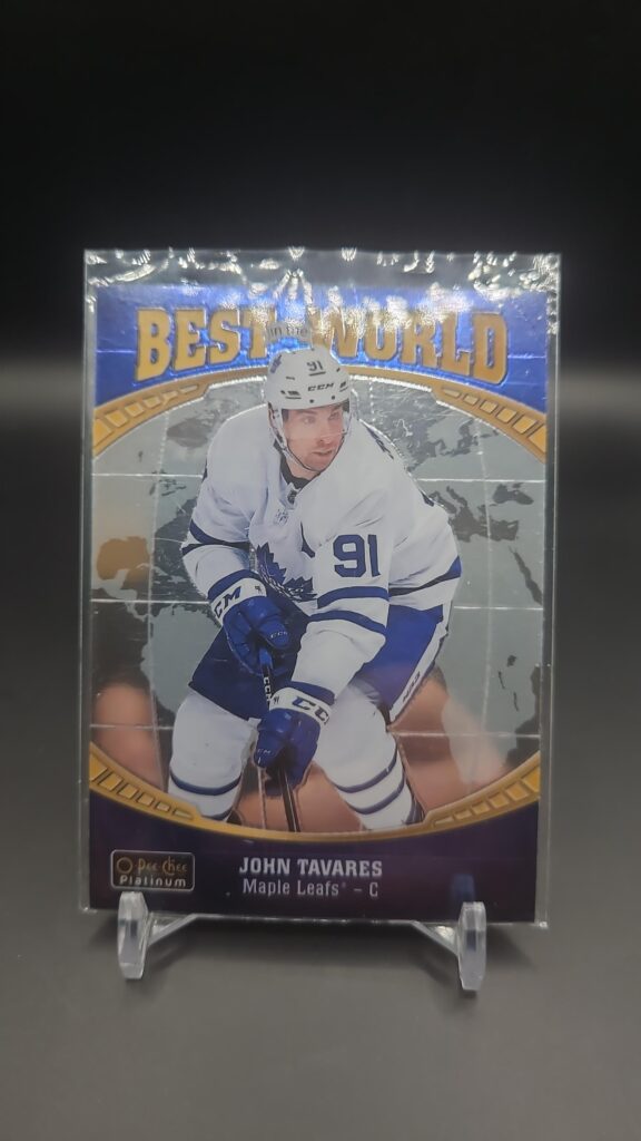 2019 O-Pee-Chee OPC Platinum Best In The World #BW-3 John Tavares hockey card