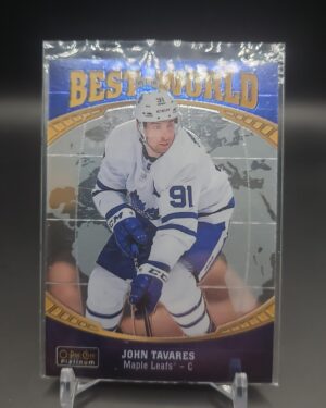 2019 O-Pee-Chee OPC Platinum Best In The World #BW-3 John Tavares hockey card