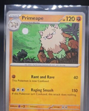 Primeape 057/165 Scarlet&Violet Pokémon 151 Non Holo TCG Uncommon