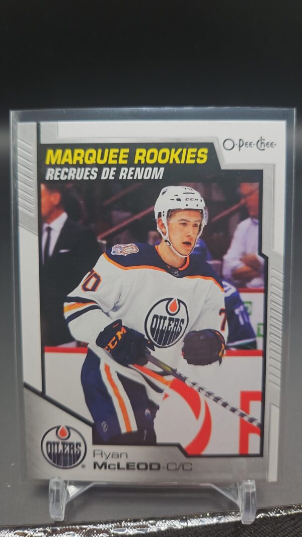 2020-21 Ryan McLeod #638 OPC Marquee Rookie Update Edmonton Oilers