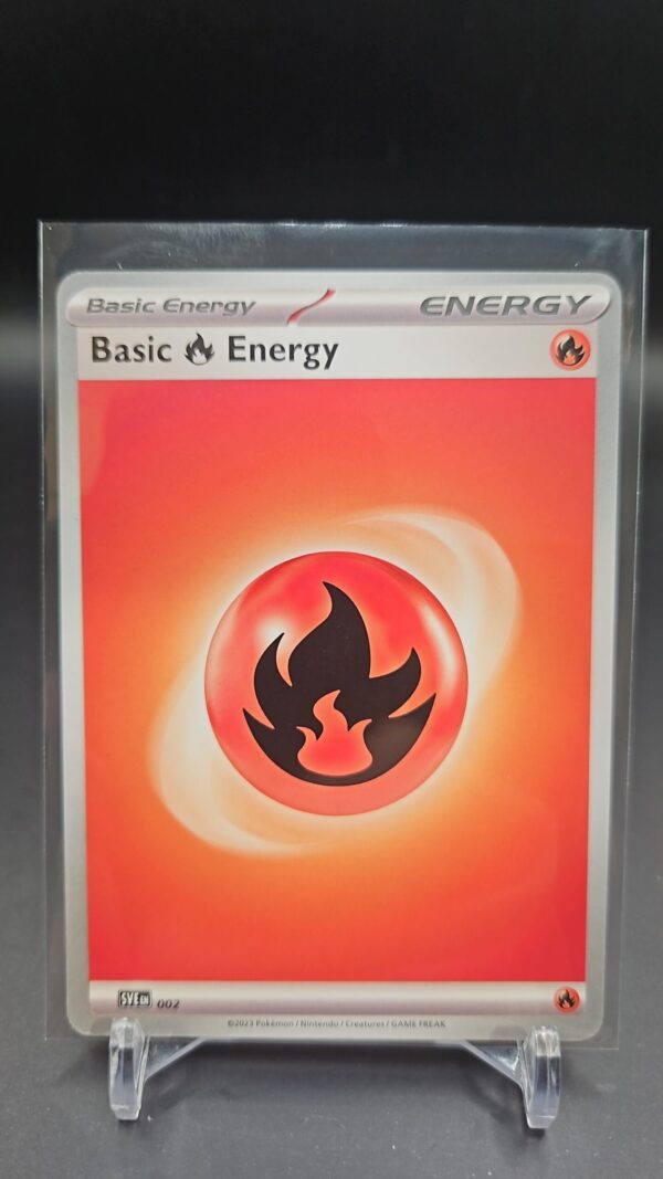 2023 POKEMON SCARLET & VIOLET 151 FIRE ENERGY 002 NON HOLO