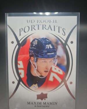 2018-19 Upper Deck Series 2 UD Portraits Rookies Maxim Mamin #P-82 Card