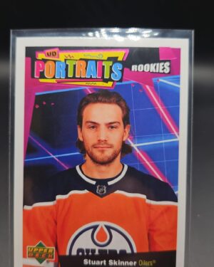 2020-21 Upper Deck Series 2 UD Portraits Rookie Stuart Skinner #P-95 Card