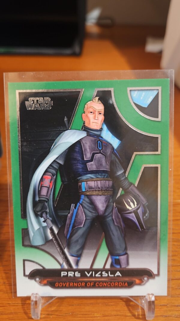 2017 Topps Star Wars Galactic Files Reborn #ACW-19 Pre Vizsla Green /199