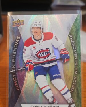 2024-25 UD Tim Hortons IN MOTION PHENOMS COLE CAUFIELD# MP-5