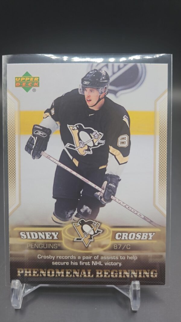 Sidney Crosby Rookie Year 2005-06 Upper Deck Phenomenal Beginning #6 Penguins
