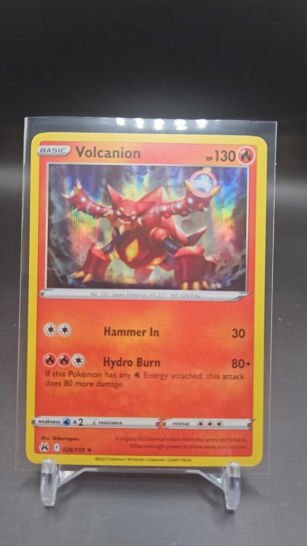 Volcanion 026/159 Holo Rare Crown Zenith Pokemon TCG NM