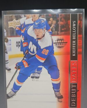 2020-21 Upper Deck Series 1 Debut Dates Kieffer Bellows #DD-7, NHL rookie card, Debut Dates rookie, Upper Deck hockey card