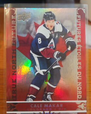 2024-25 UD Tim Hortons TRUE NORTH FUTURE CALE MAKAR Colorado Avalanche # TN-10