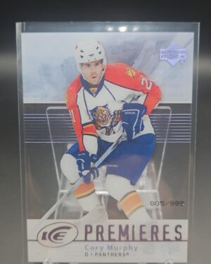 2007-08 Upper Deck Ice Premieres Rookie Cory Murphy /999 Card