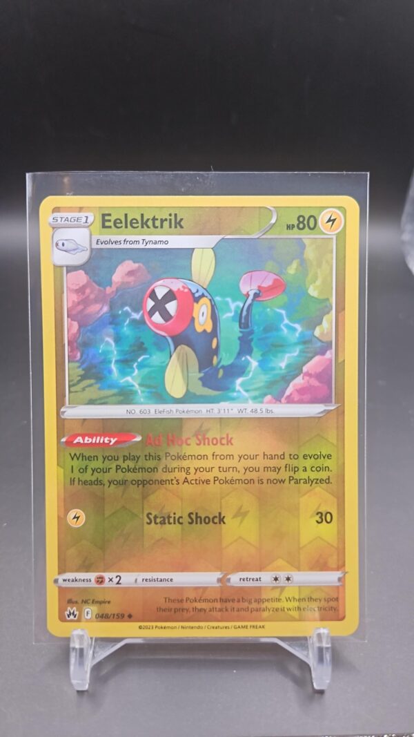 Eelektrik 048/159 Reverse Holo Pokemon TCG: Crown Zenith