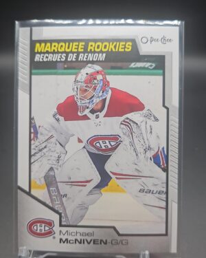 2020-21 O-Pee-Chee Marquee Rookies Michael McNiven #630 Card