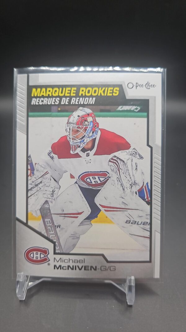 Michael McNiven 2020-21 NHL O-Pee-Chee Marquee Rookies #630 Montrael Canadiens