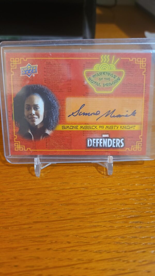 2018 Marvel Defenders Markings of the Royal Dragon Simone Missick Auto RD-SM