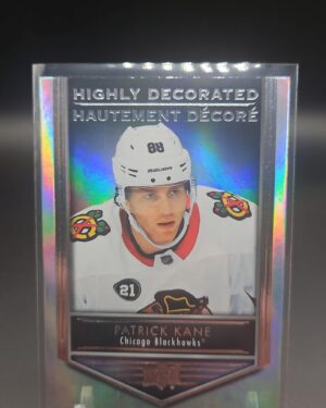 2019-20 Upper Deck Tim Hortons Highly Decorated Patrick Kane #HD2 Card